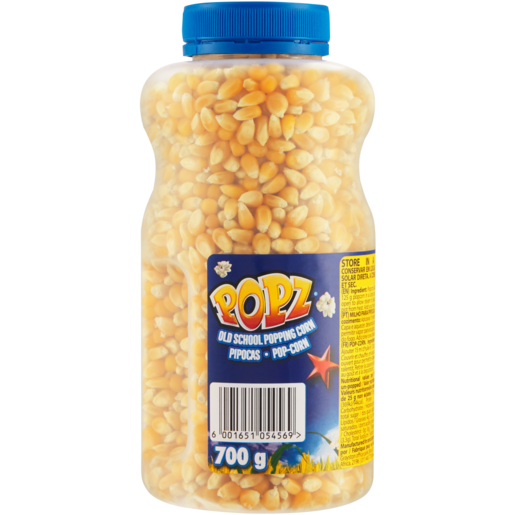 Popz Raw Popcorn Kernals 700g