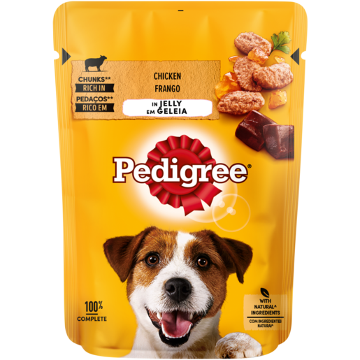Pedigree Chicken & Veg Dog Food In Jelly 100g