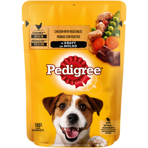 Pedigree Chicken & Vegetable Dog Food Gravy Pouch 100g