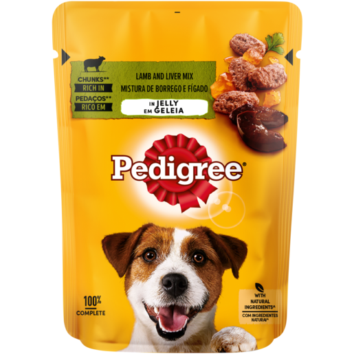 Pedigree Lamb In Jelly Dog Food Pouch 100g