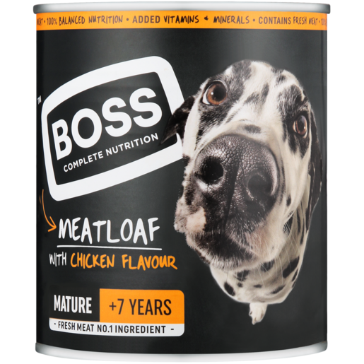 Boss Mature Captain's Chicken Dog Food Can 775g