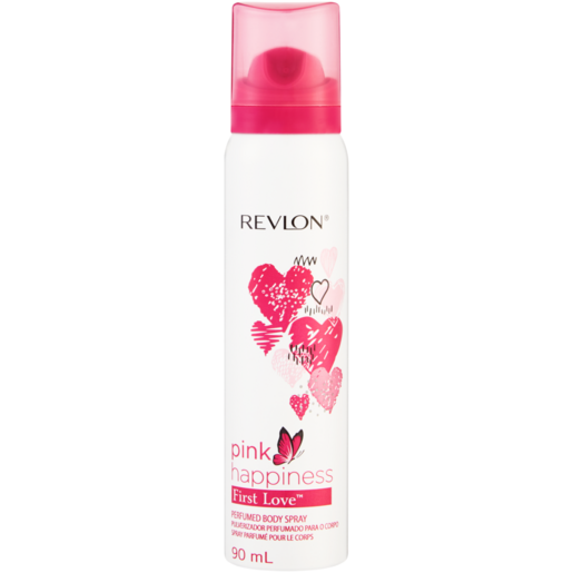 Revlon Pink Happiness First Love Perfumed Body Spray 90ml 
