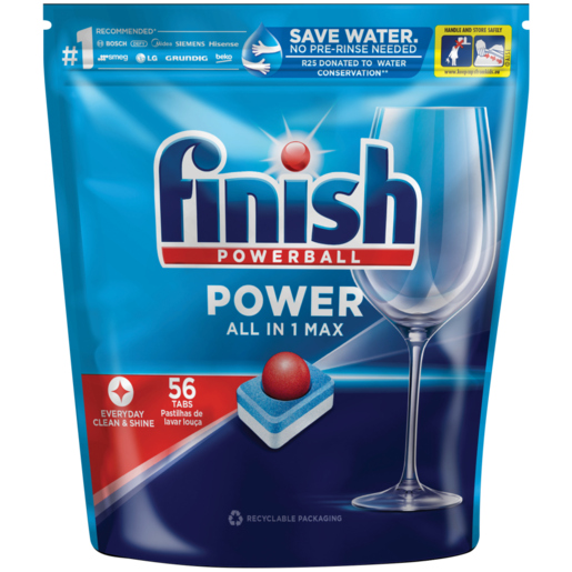 Finish All-In-1 Dishwashing Tablet 56 Pack