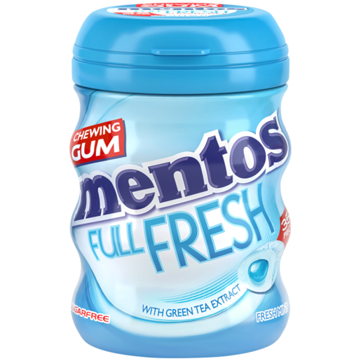 Mentos Sugar Free Fresh Mint Flavoured Chewing Gum 35 Pack