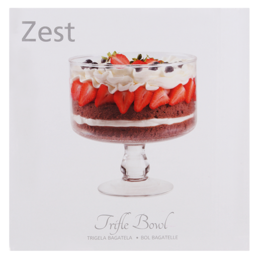 Zest Glass Footed Trifle Bowl