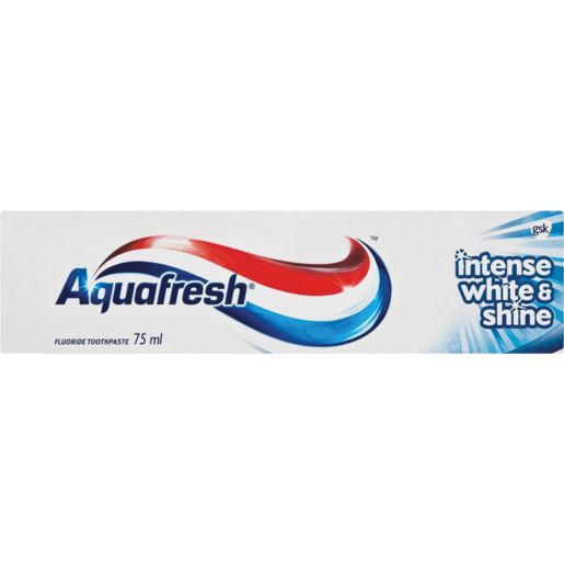 Aquafresh Intense White & Shine Toothpaste 75ml