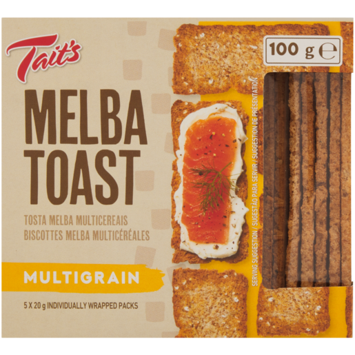 Tait's Multigrain Melba Toast 100g