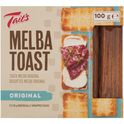 Tait's Original Melba Toast 100g