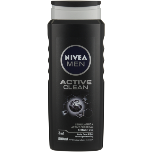 NIVEA MEN Active Clean Shower Gel 500ml