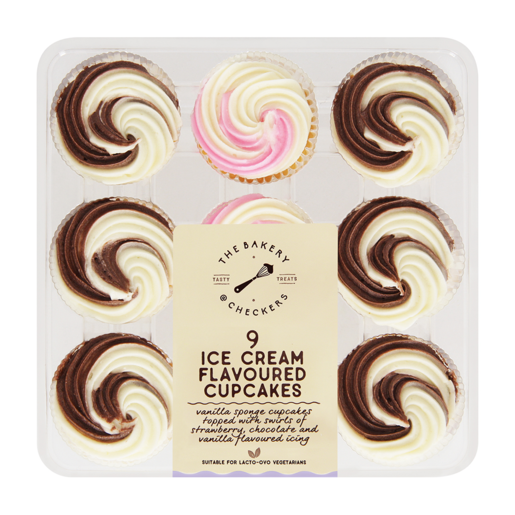 The Bakery Ice Cream Cupcakes 9 Pack