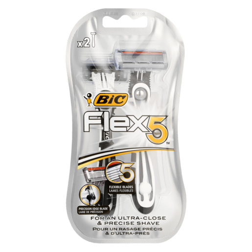 BIC Flex 5 Men's Disposable Razors Blister 2 Pack