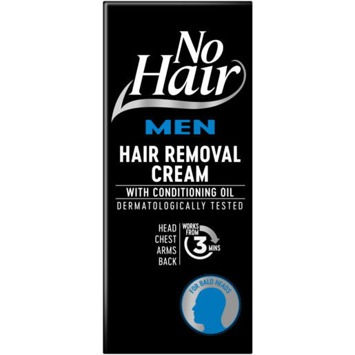 No Hair Men Hair Removal Cream With Conditioning Oil 50ml