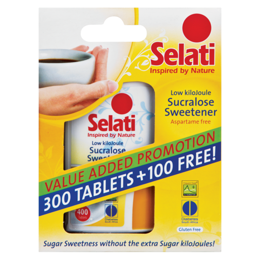 Selati Sucralose Sweetener 400 Pack