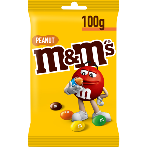 M&M's Peanut Flavoured Chocolates 100g