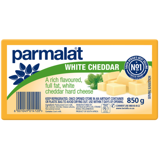 Parmalat White Cheddar Cheese 850g