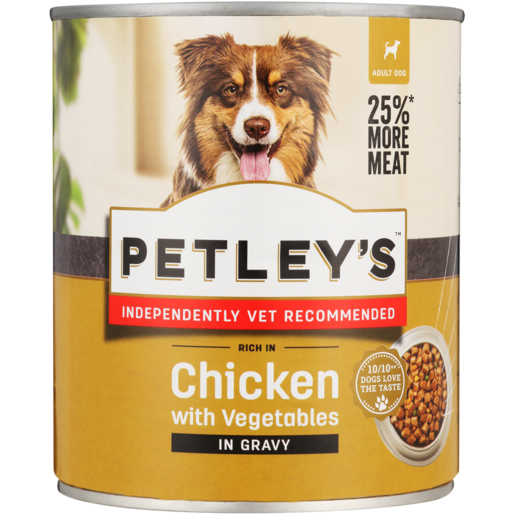 Petley's Chicken With Vegetables & Gravy Adult Dog Food 775g