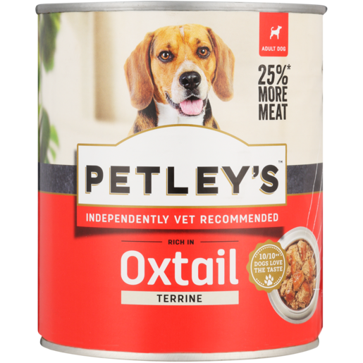 Petley's Terrine Rich In Oxtail In Jelly Dog Food 775g
