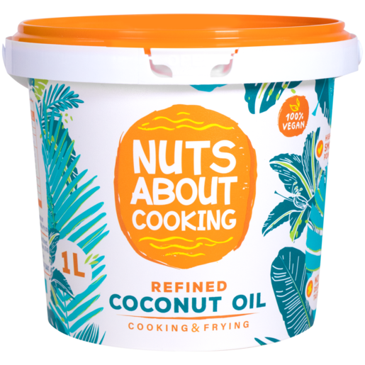 Nuts About Cooking Deflavoured Coconut Oil 1L