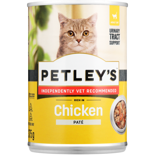 Petley's Coarse Pâté Rich In Chicken Cat Food 375g