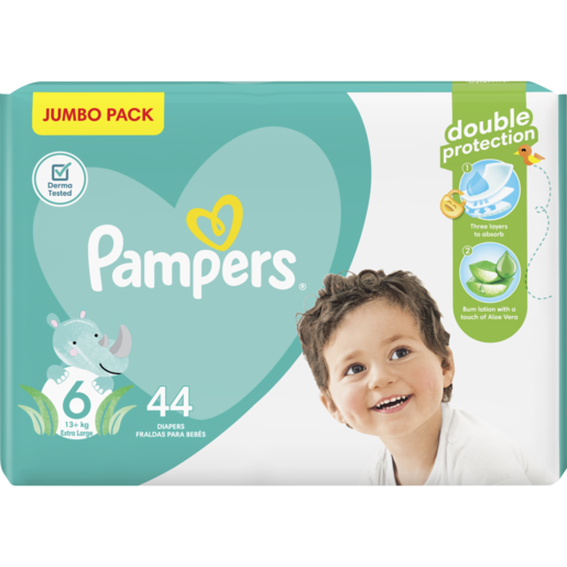 Pampers Active Fit Size 6 13+kg Diapers 44 Pack