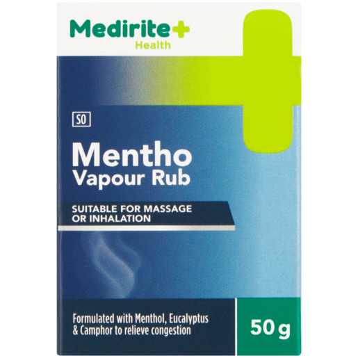 Medirite Pharmacy Mentho Rub Vaporising Ointment 50g