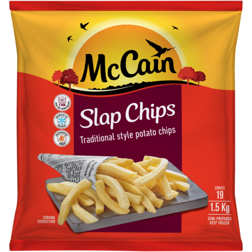 McCain Frozen Slap Chips 1.5kg