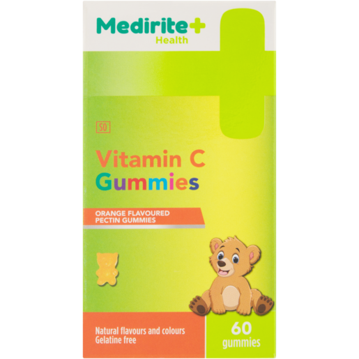 Medirite Pharmacy Kids Orange Vitamin C Gummies 60 Pack
