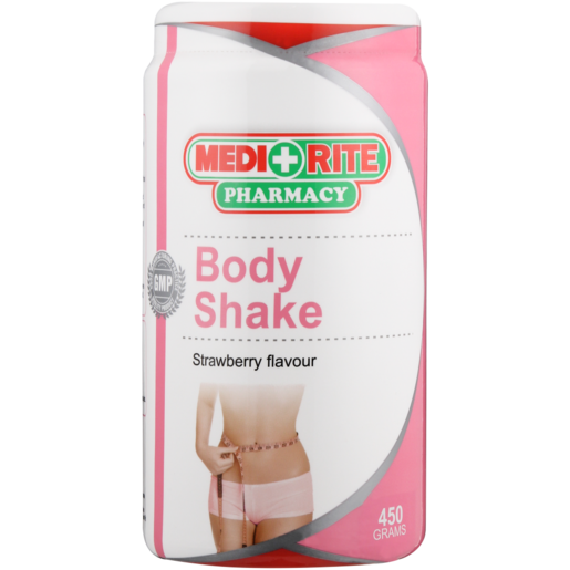 Medirite Pharmacy Strawberry Flavoured Body Shake Powder 450g