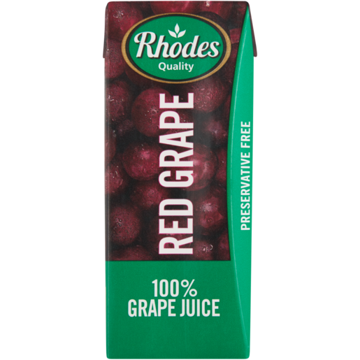 Rhodes 100% Red Grape Juice 200ml