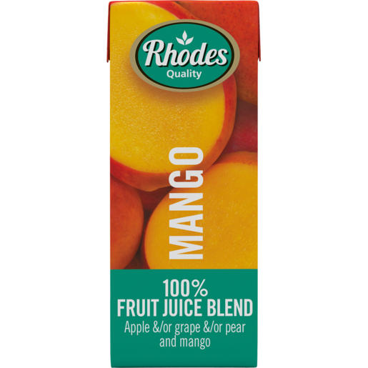 Rhodes 100% Mango Fruit Juice Blend 200ml