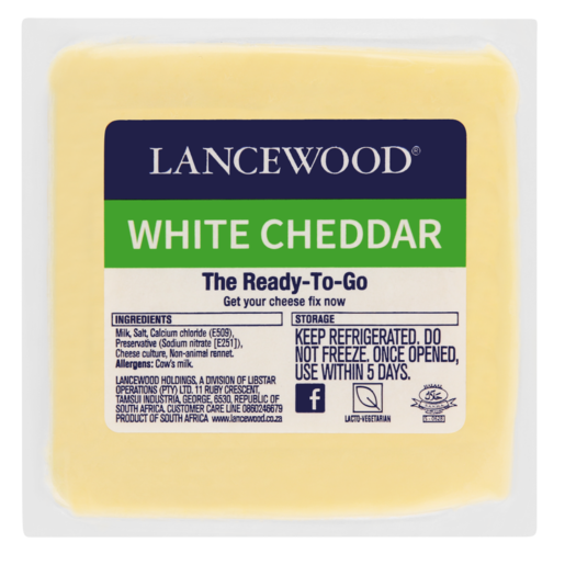 LANCEWOOD White Cheddar Cheese Per kg