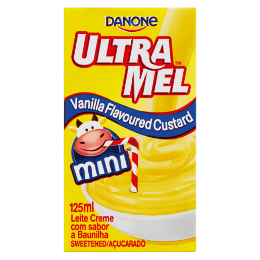 Danone Ultra Mel UHT Vanilla Custard 125ml