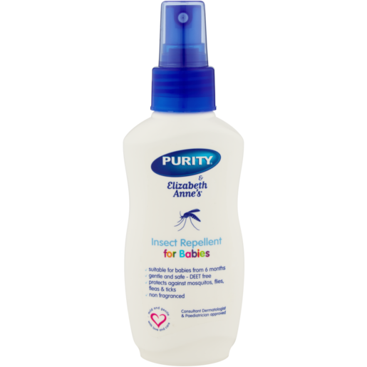 PURITY & Elizabeth Anne's Insect Repellent Spray For Babies 125ml