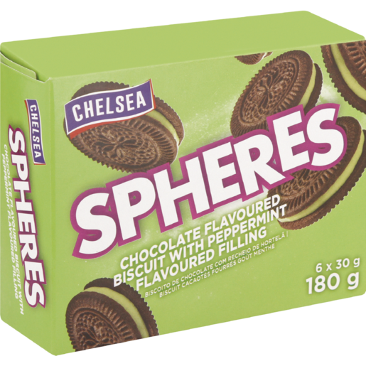 Chelsea Spheres Peppermint Biscuits 180g
