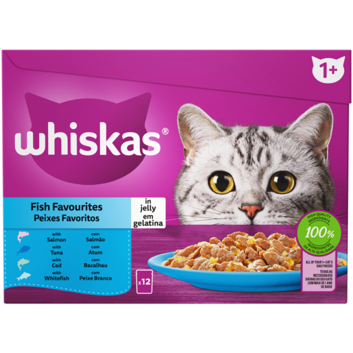 Whiskas Fish Selection In Jelly 12 x 85g