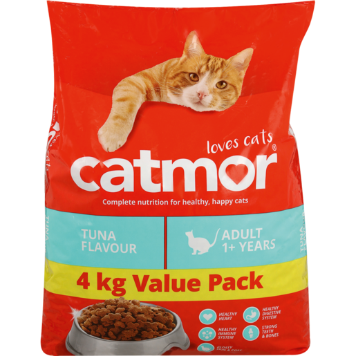 Catmor Tuna Flavoured Adult Cat Food 4kg