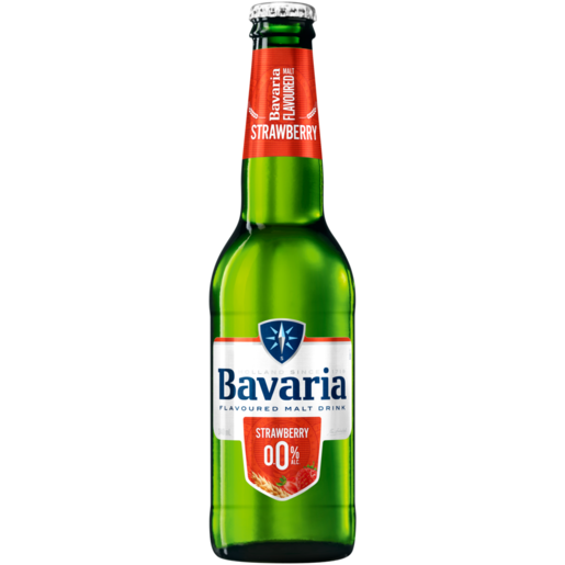Bavaria Strawberry Flavoured Non-Alcoholic Malt Drink 340ml 