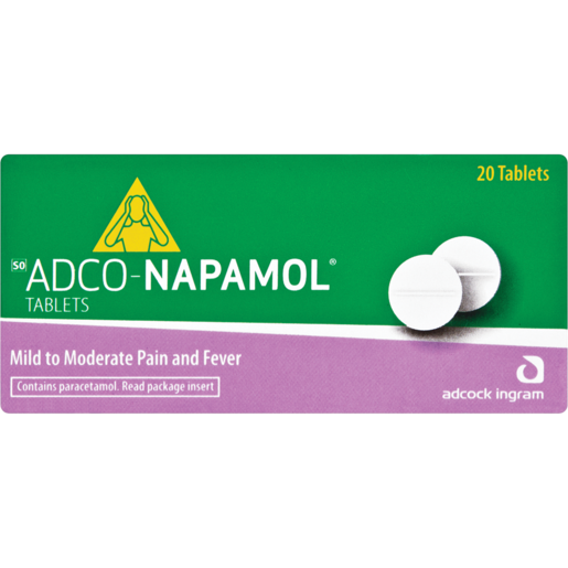 Adco-Napamol Pain Relief Tablets 20 Pack
