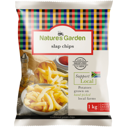 Nature's Garden Frozen Slap Chips 1kg 