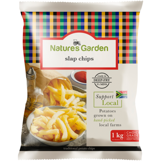 Nature's Garden Frozen Slap Potato Chips 1kg