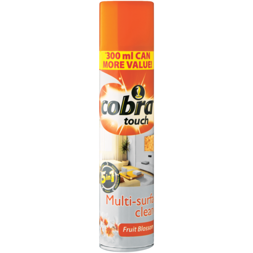 Cobra Touch 5-In-1 Fruit Blossom Multi-Surface Cleaner 300ml
