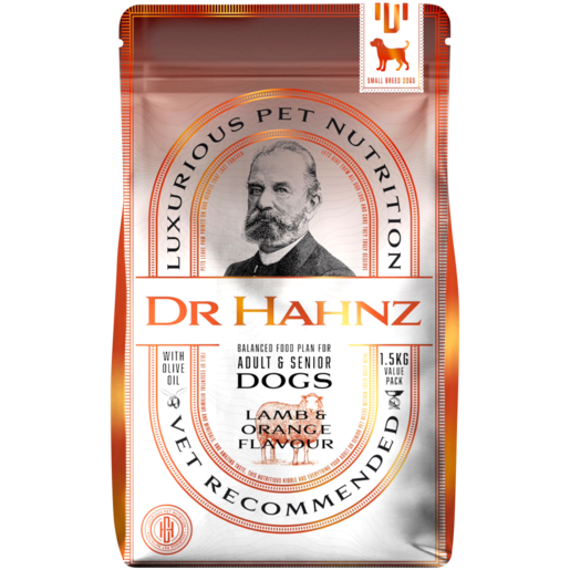 Dr Hahnz Lamb & Apples Flavoured Dog Food For Puppies 1.5kg