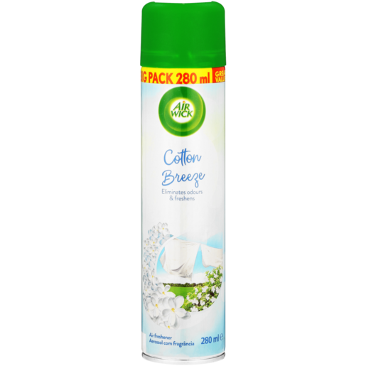 Airwick Cotton Breeze Air Freshener Can 280ml