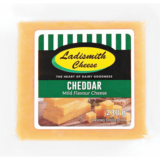 Ladismith Cheese Mild Flavoured Cheddar Cheese Pack 230g