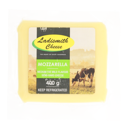 Ladismith Cheese Medium Fat Mozzarella Cheese Pack 400g