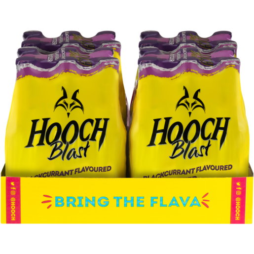 Hooch Blackcurrant Spirit Cooler Bottles 24 x 275ml