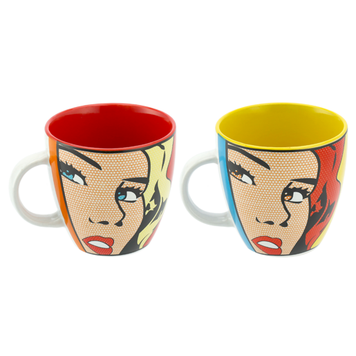 Comic Coffee Mug (Colour May Vary)
