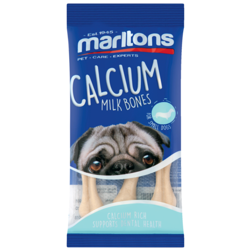 Marltons Calcium Milk Bones Small Dog Treat 6 Pack