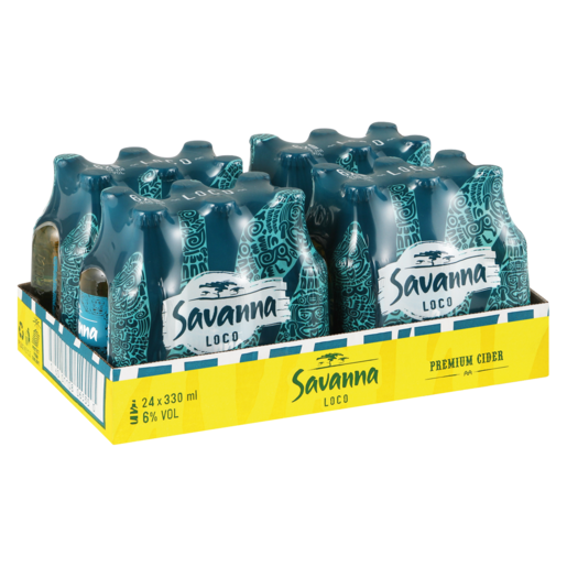 Savanna Loco Premium Cider Bottles 24 x 330ml