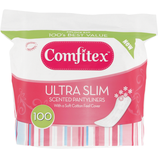 Comfitex Ultra Slim Scented Pantyliners 100 Pack